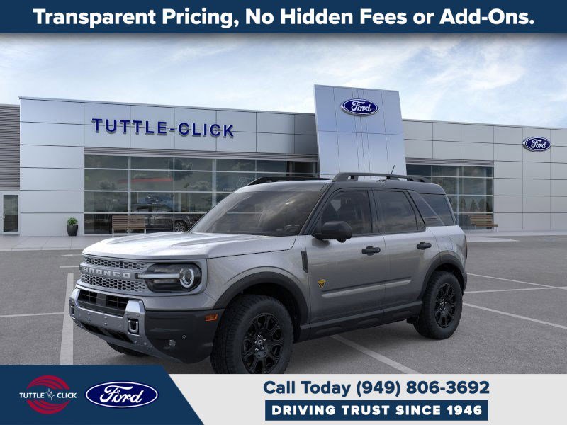 New 2025 Carbonized Gray Metallic Ford Badlands image 1