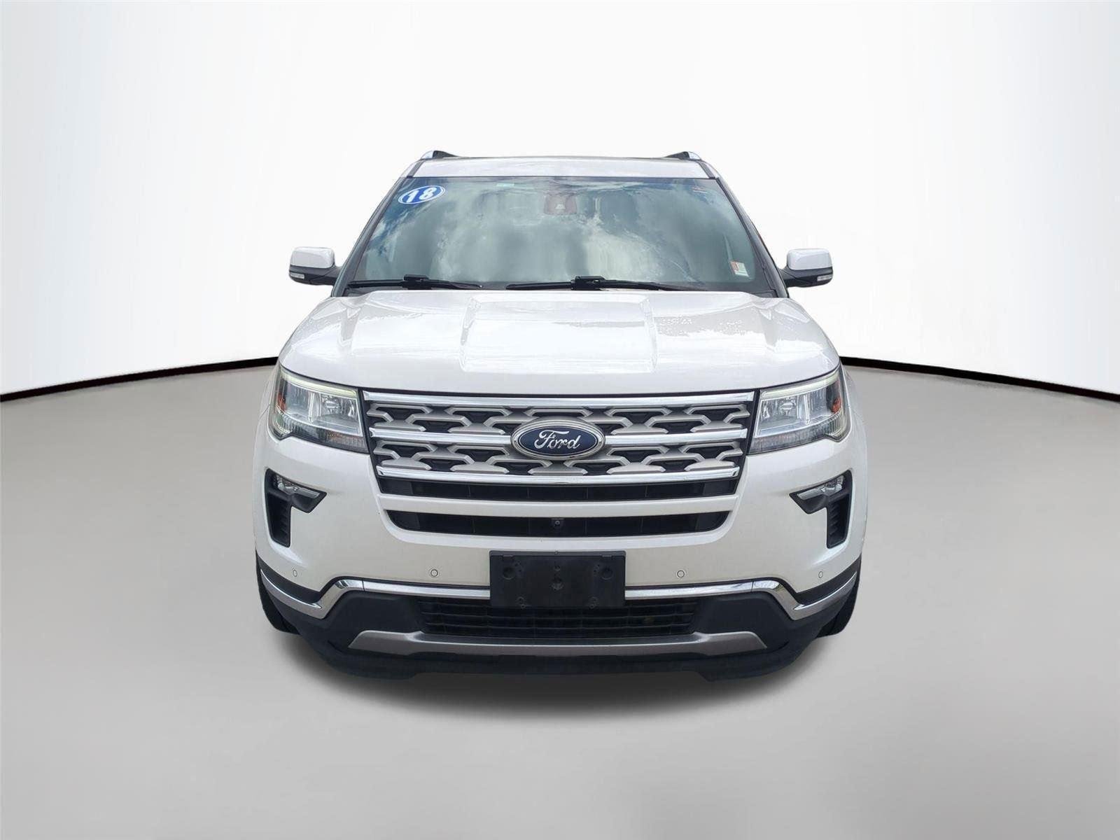 Used 2018 White Platinum Metallic Tri-Coat Ford Limited image 8