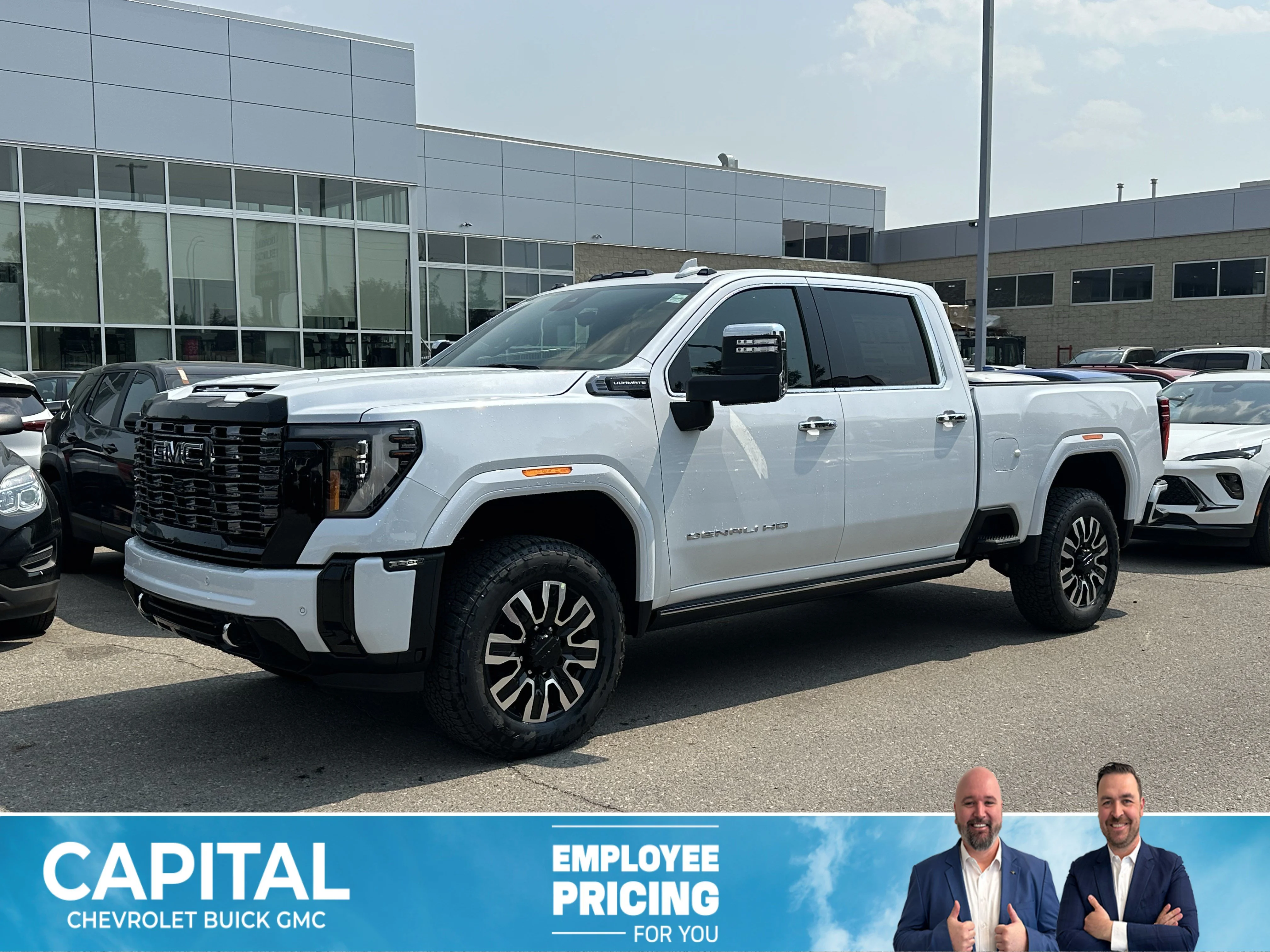 New 2026 Polar White Tricoat GMC Denali Ultimate image 1