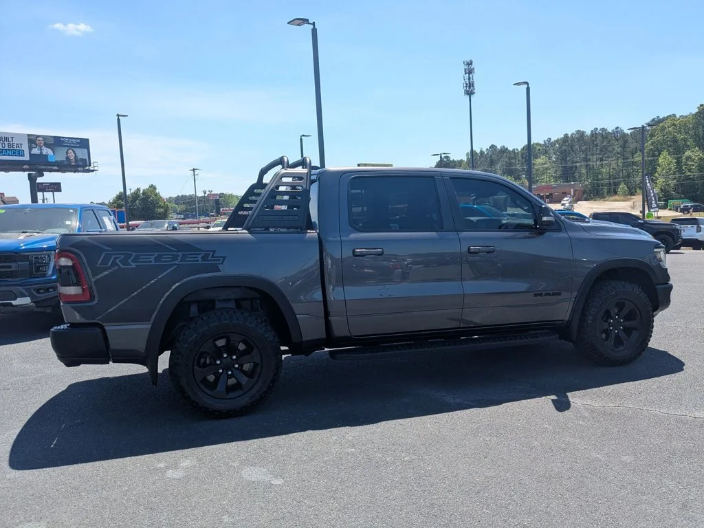 Used 2022 Granite Crystal Metallic Clearcoat Ram Rebel image 4