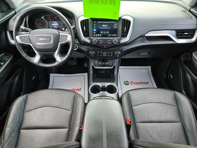 Used 2021 SATIN STEEL METALLIC GMC SLT image 14