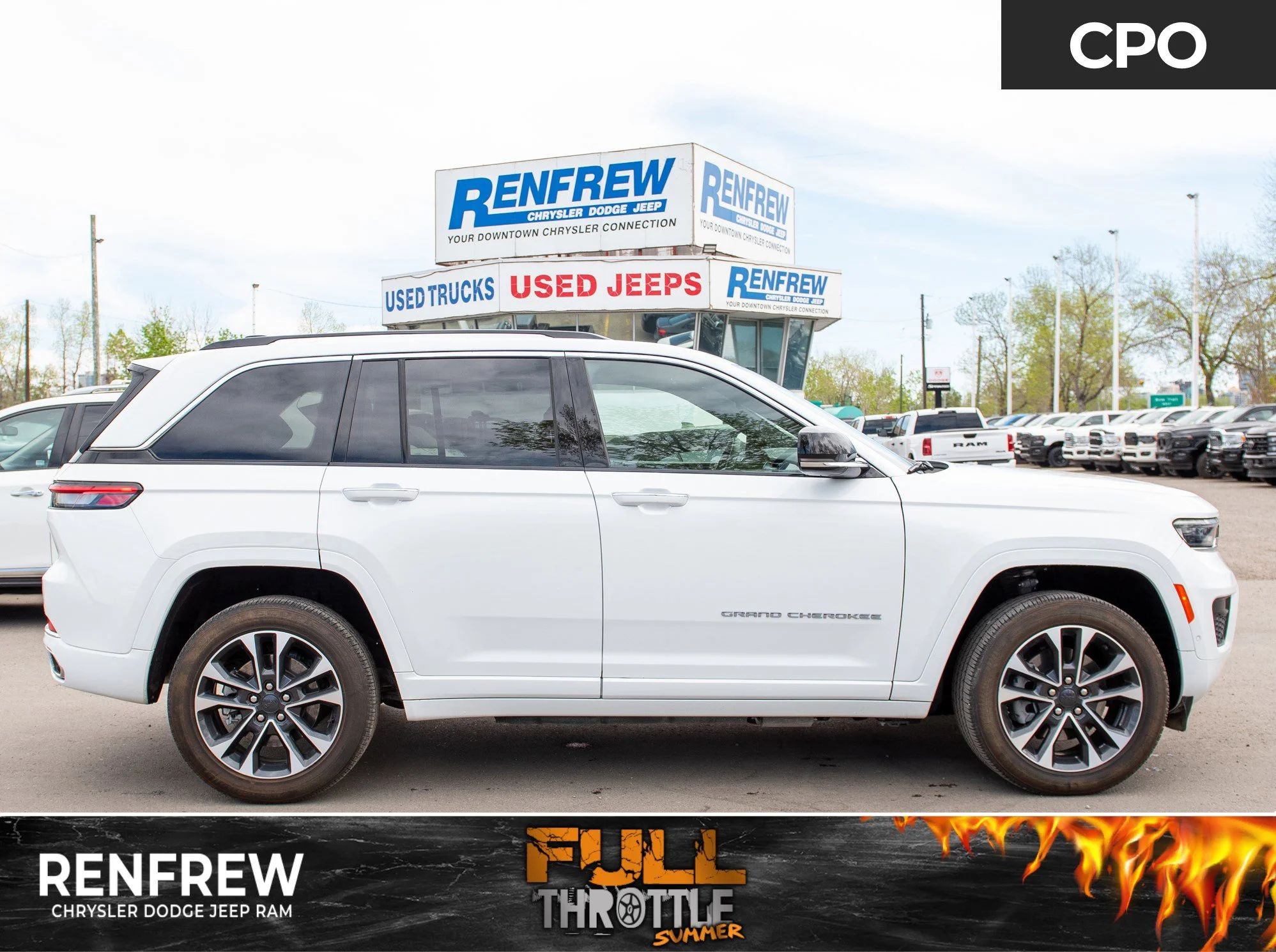 Certified Used 2023 White Jeep Overland * McIntosh | Hybrid | Heated Seats | Nappa Leather | Adaptive Cruise | Apple CarPlay image 1