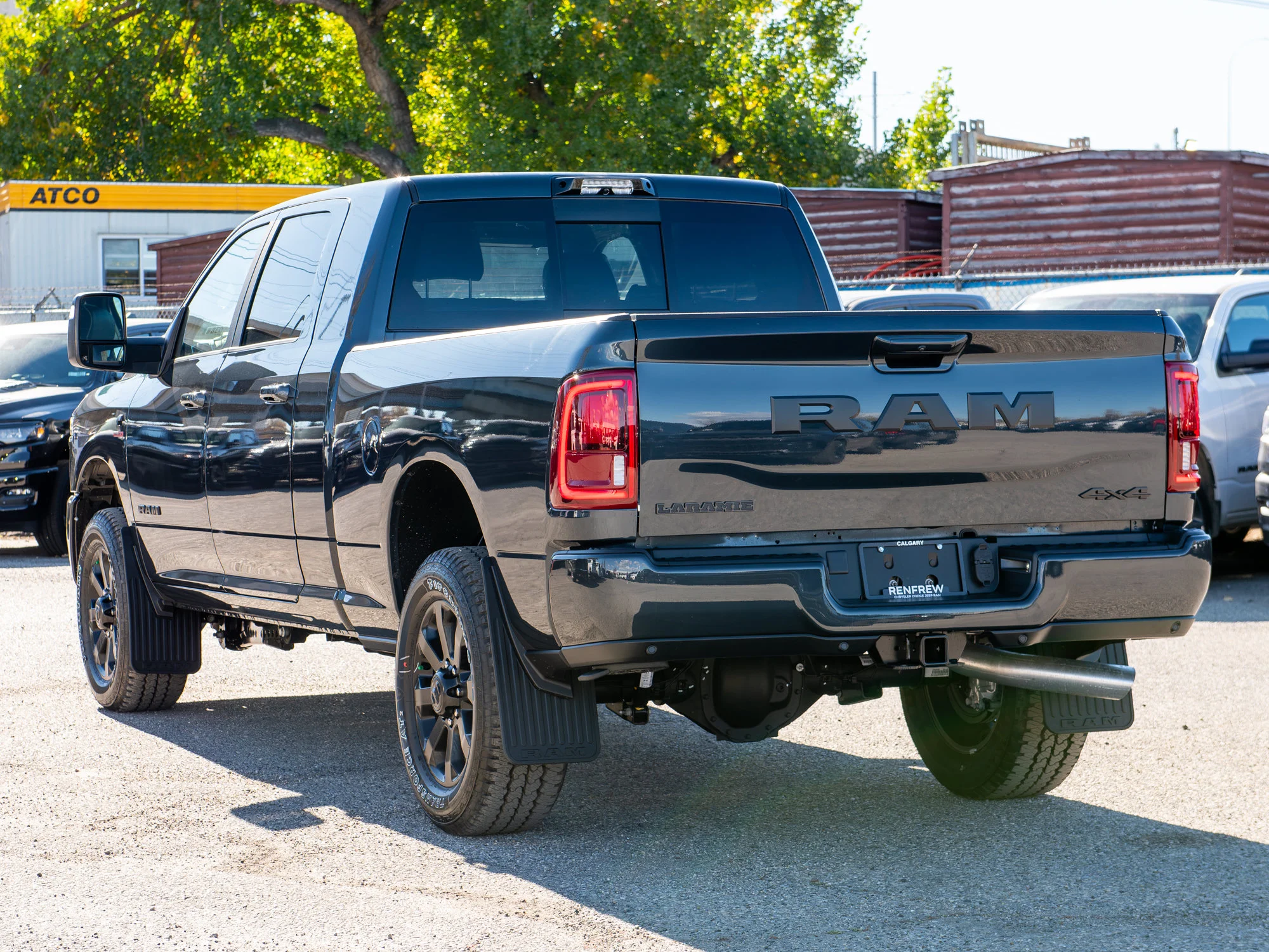 New 2027 Blue RAM Laramie Night* Mega Cab 4x4, Sunroof, Heated Leather, 5th Wheel Prep image 4