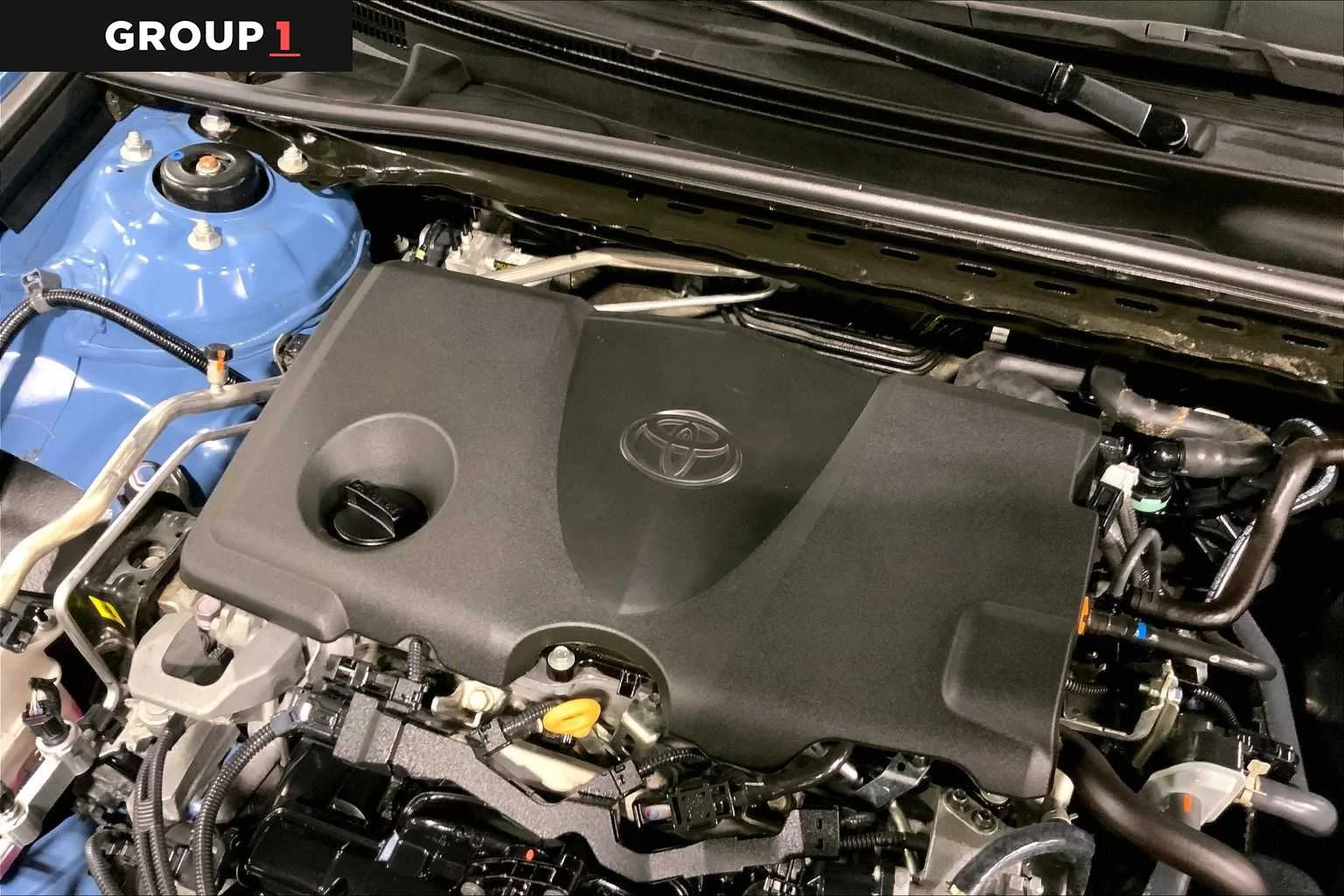 Certified Used 2024 Cavalry Blue Toyota SE image 33