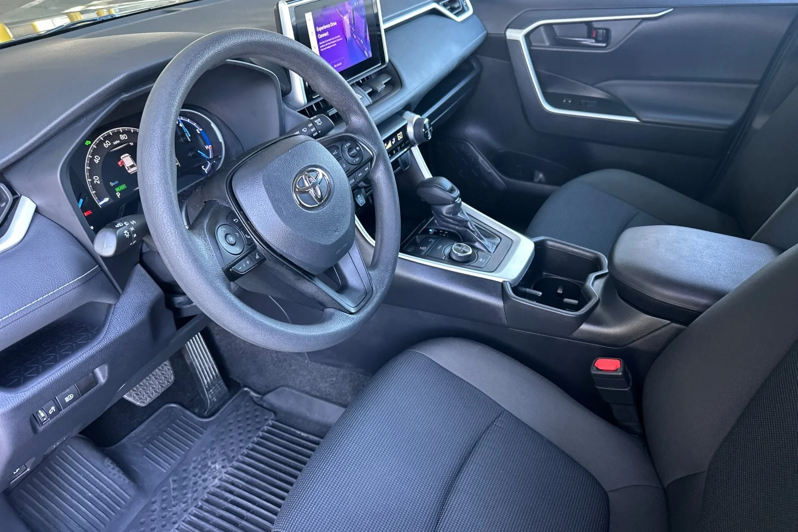 Used 2024 Midnight Black Metallic Toyota Hybrid LE image 9