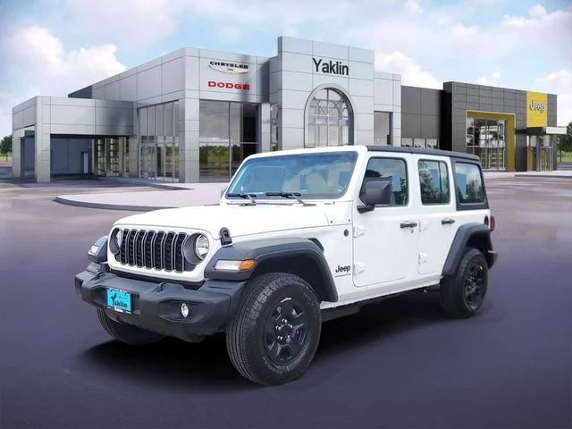 New 2026 Bright White Clear-Coat Exterior Paint Jeep Sport image 2