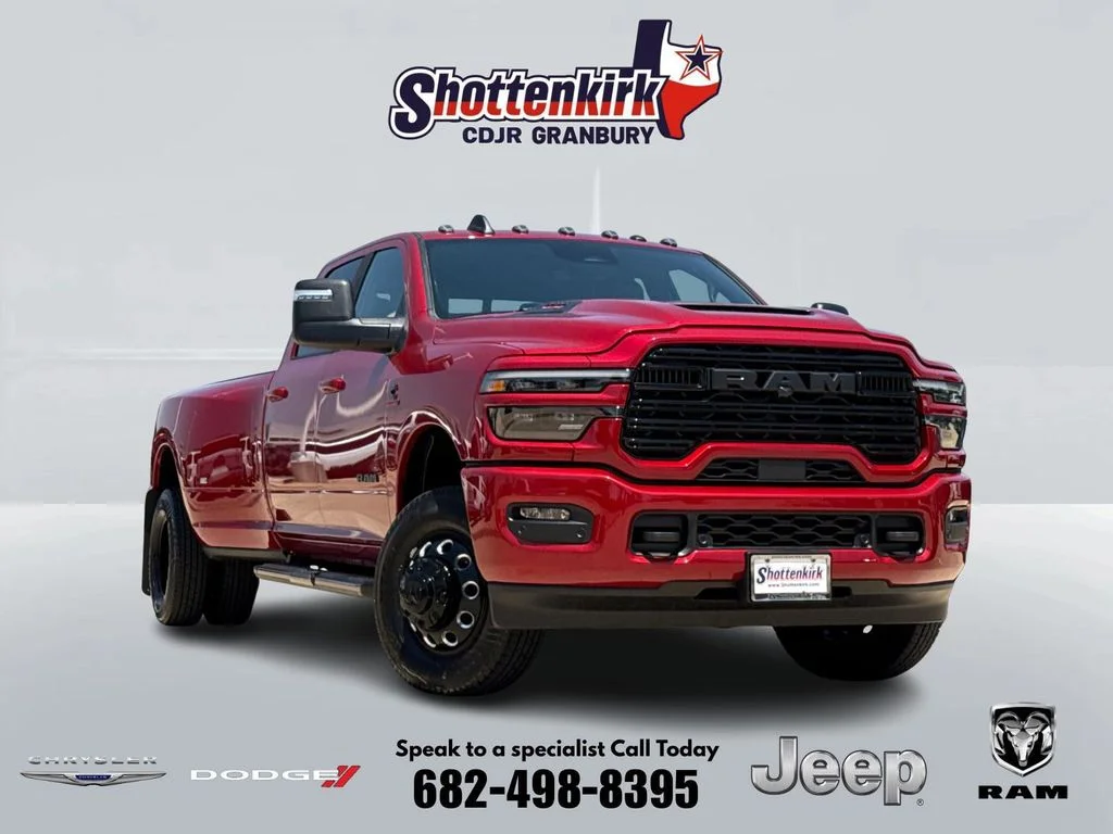 New 2026 Molten Red Pearl-Coat Exterior Paint RAM Laramie image 1