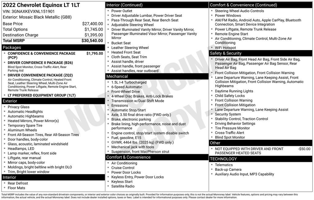 Used 2022 Black Chevrolet LT image 27