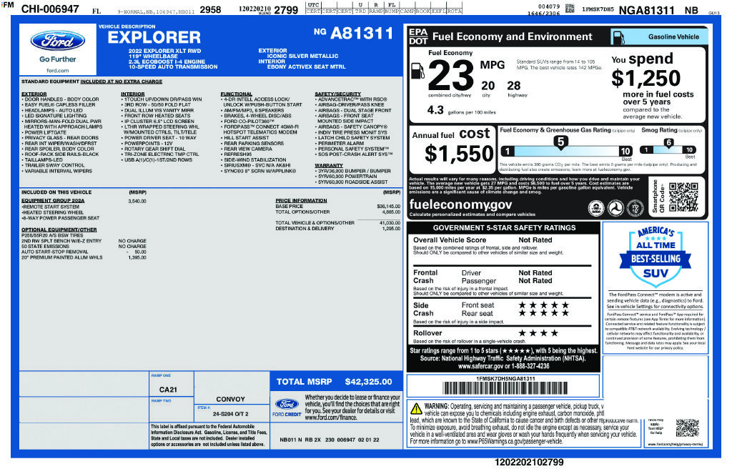 Used 2022 Silver Ford XLT image 20
