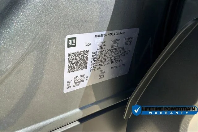 New 2026 Sterling Gray Metallic Chevrolet RS image 13