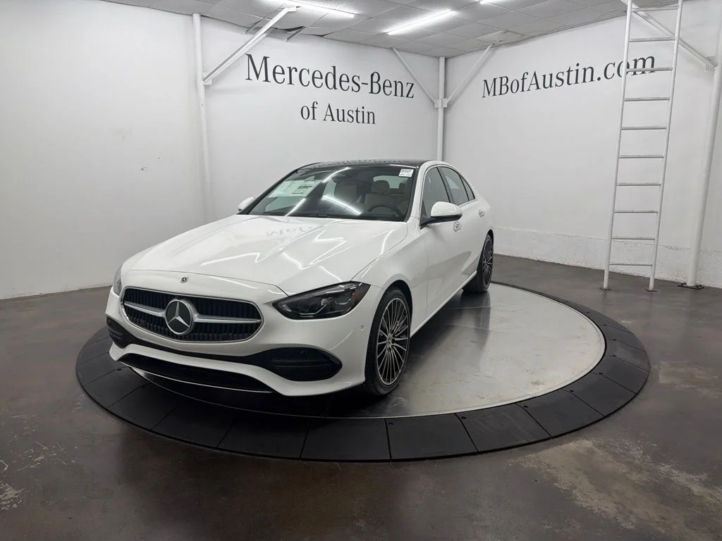 New 2026 White Mercedes-Benz C 300 image 3