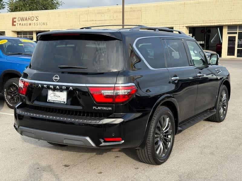 Used 2021 Super Black Nissan Platinum image 3