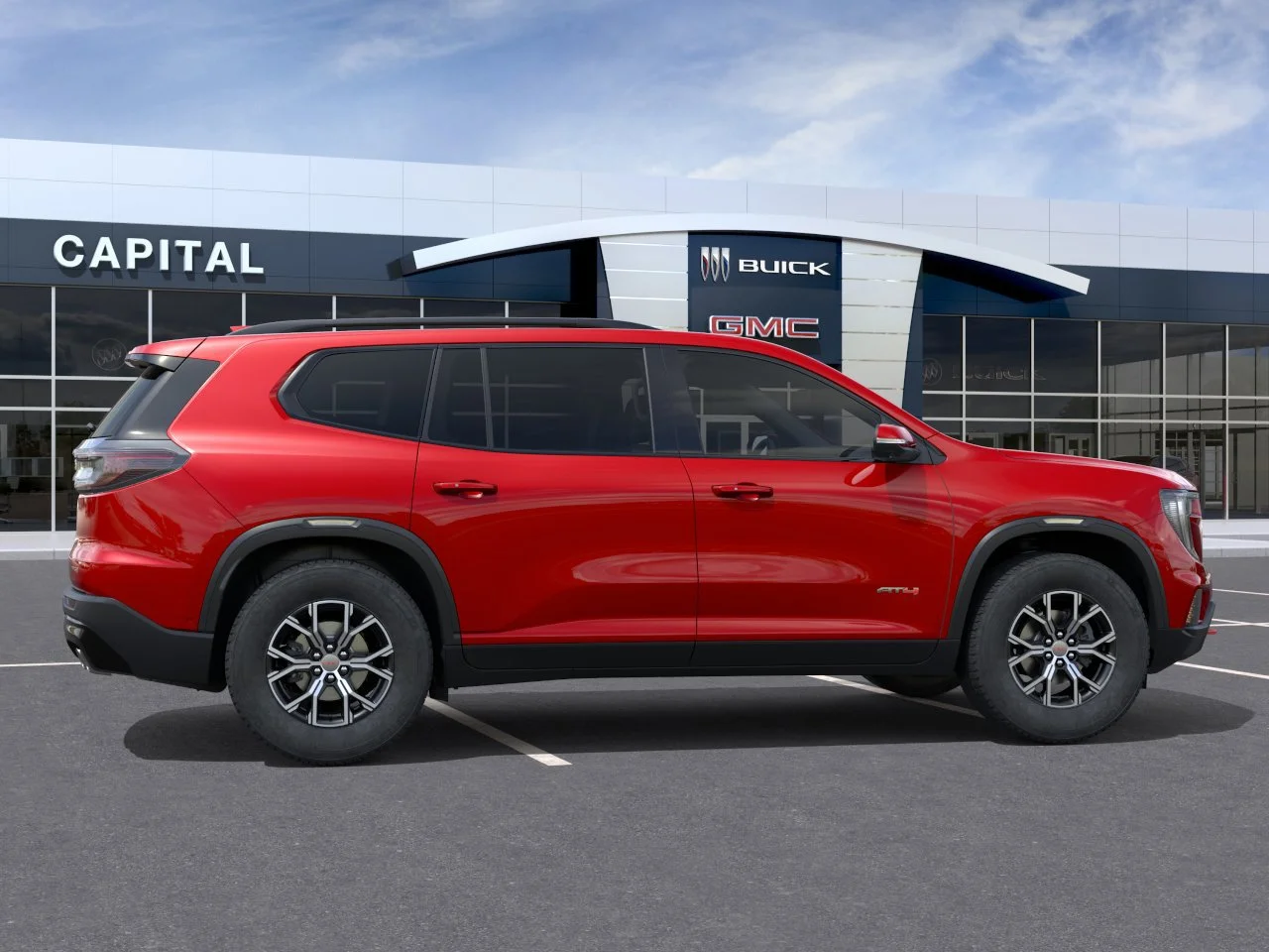 New 2026 Volcanic Red Tintcoat GMC AT4 AWD image 6