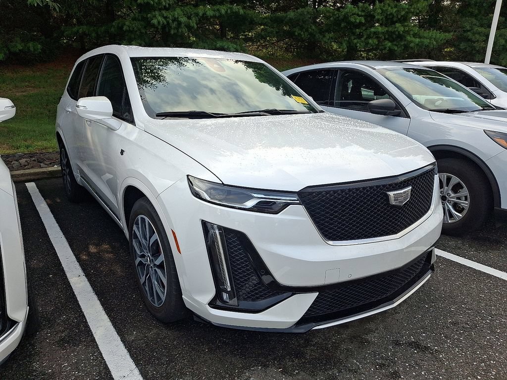 Used 2024 Crystal White Tricoat Cadillac Sport image 3