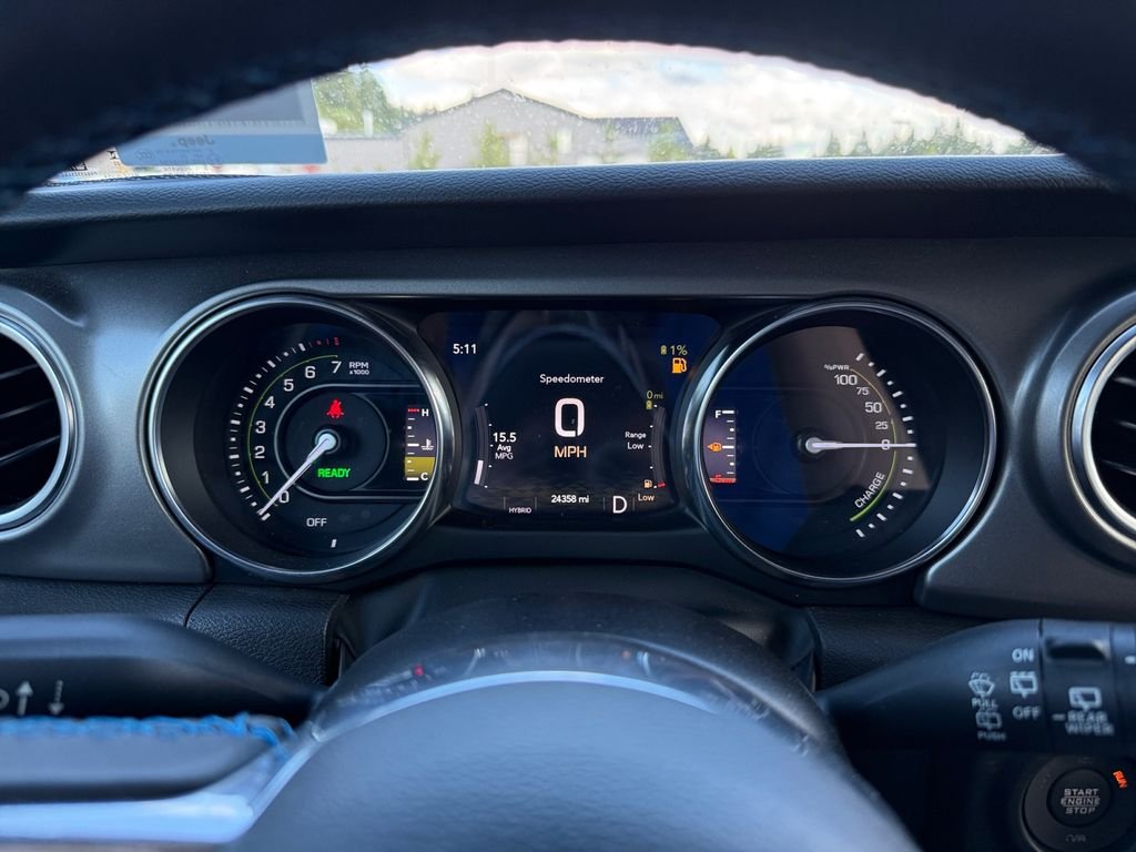 Used 2023 White Jeep Rubicon 4xe image 6