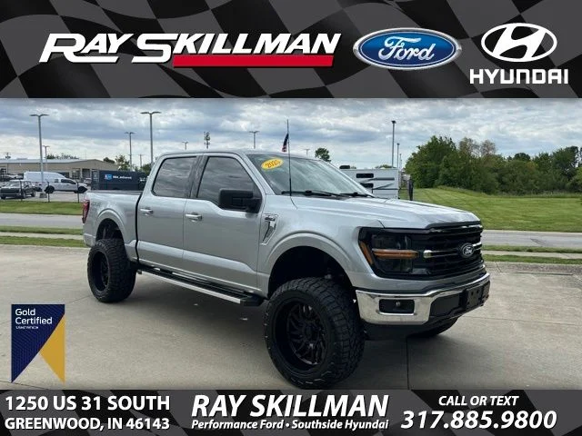 Certified Used 2025 Iconic Silver Metallic Ford XLT image 1