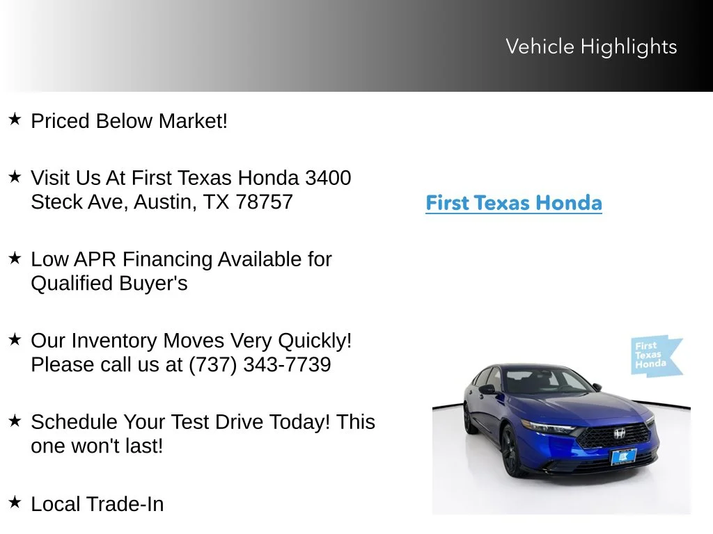 Certified Used 2026 Still Night Pearl Honda Sport-L image 10