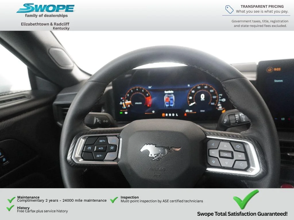 New 2025 Oxford White Ford EcoBoost® Fastback image 18