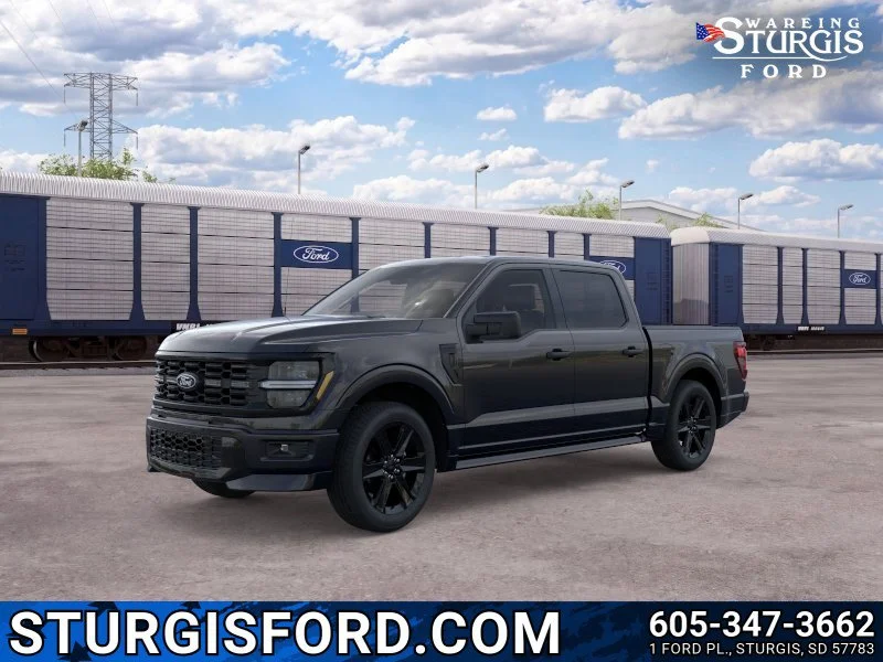 New 2026 Agate Black Metallic Ford STX image 1