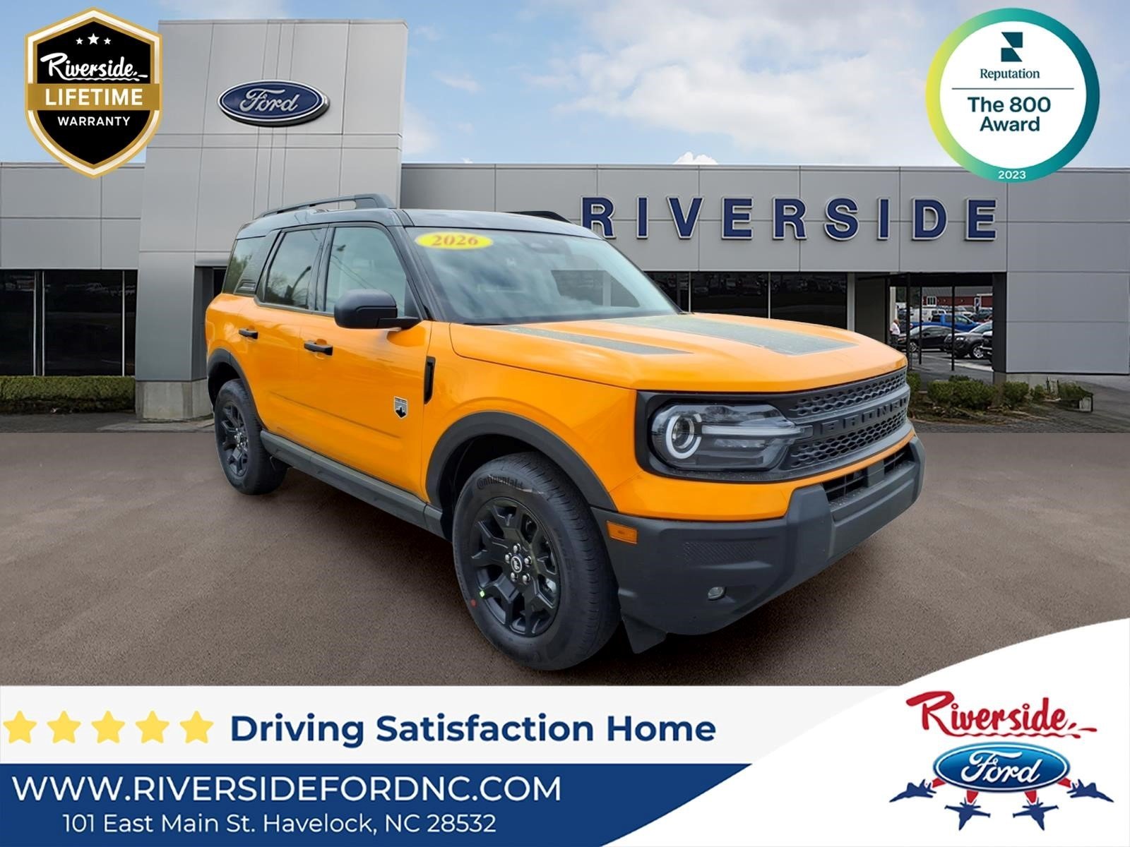New 2026 Orange Fury Metallic Tri-Coat Ford Big Bend® image 1