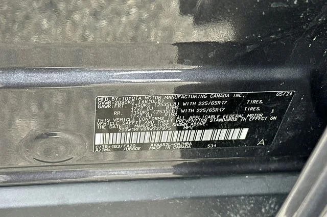 Used 2024 Gray Toyota XLE image 37