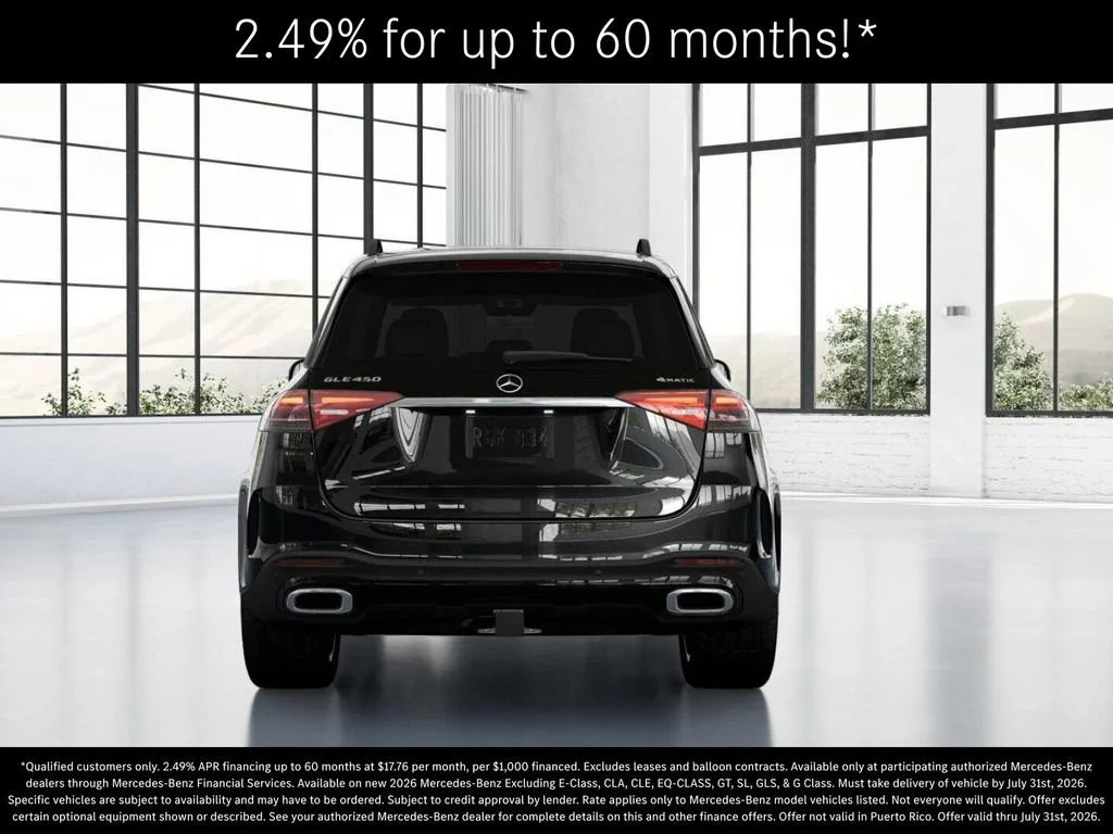 New 2026 Obsidian Black Metallic Mercedes-Benz GLE 450 image 67