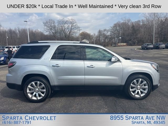 Used 2017 GMC Acadia Limited Base with VIN 1GKKRSKD7HJ201995 for sale in Sparta, MI