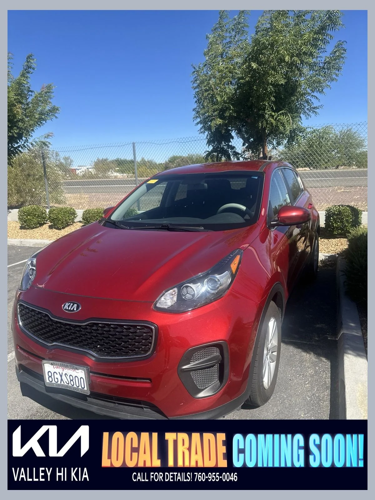 Used 2019 Hyper Red Kia LX image 1