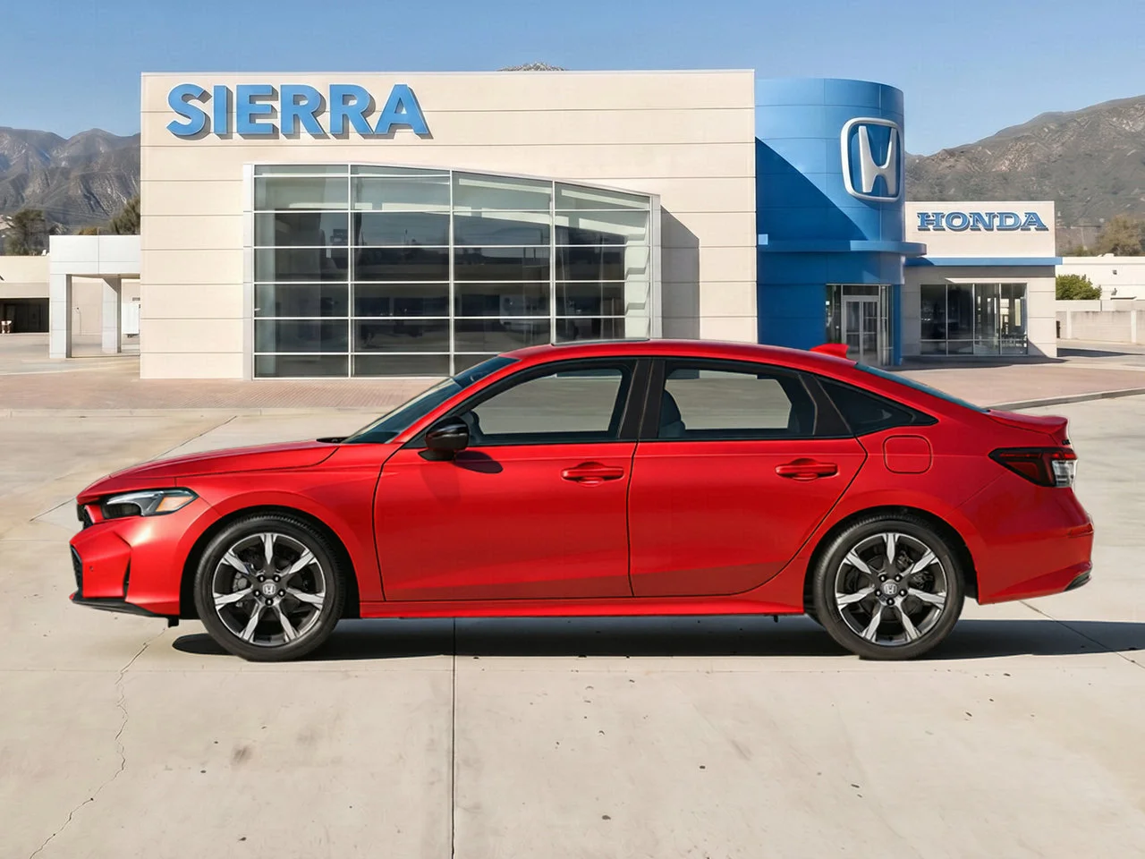 New 2026 Rallye Red Honda 2WD Sport Touring Hybrid image 2