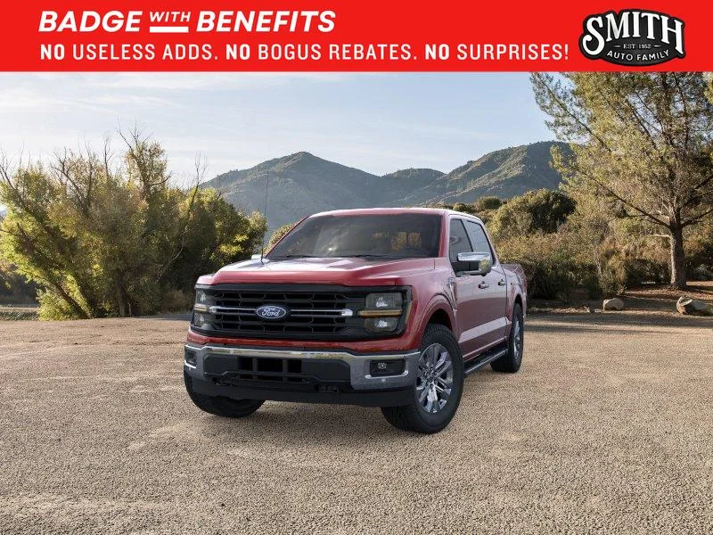 New 2025 Rapid Red Metallic Tinted Clearcoat Ford XLT image 3
