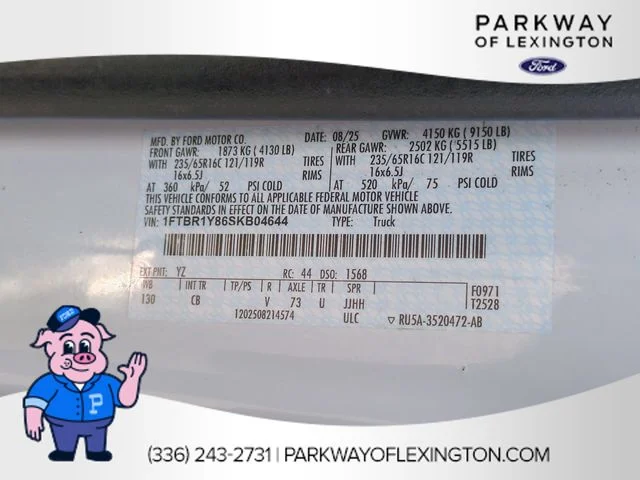 Used 2025 White Ford Base image 32