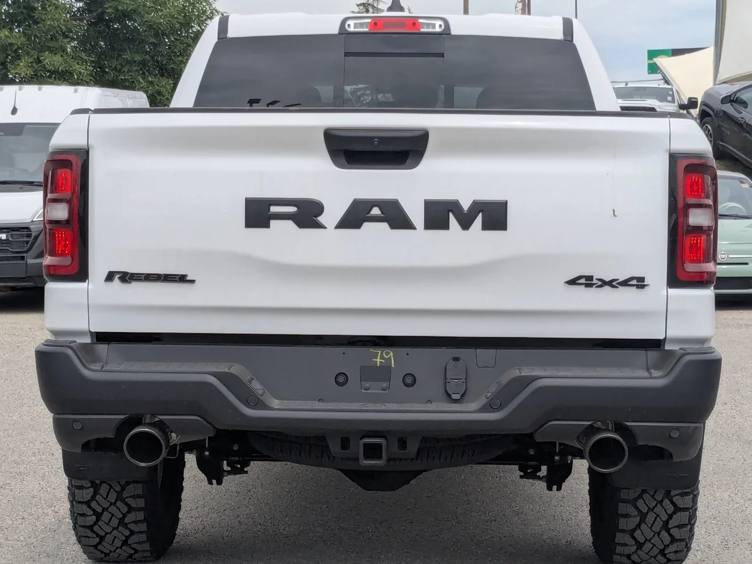 New 2026 White RAM Rebel - - 5.7L HEMI eTorque V8 - Steel Sport Hood - Trailer Brake Ctrl - Remote Start & More! image 7