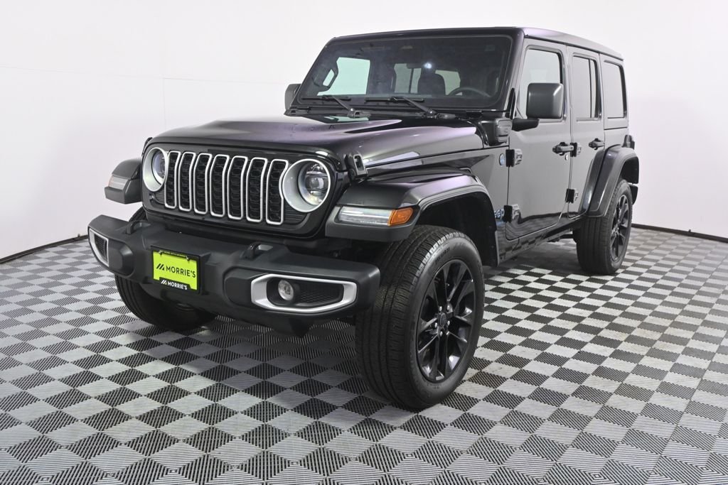 Used 2025 Jeep Wrangler 4xe Sahara 4XE with VIN 1C4RJXP65SW579039 for sale in St. Louis Park, Minnesota