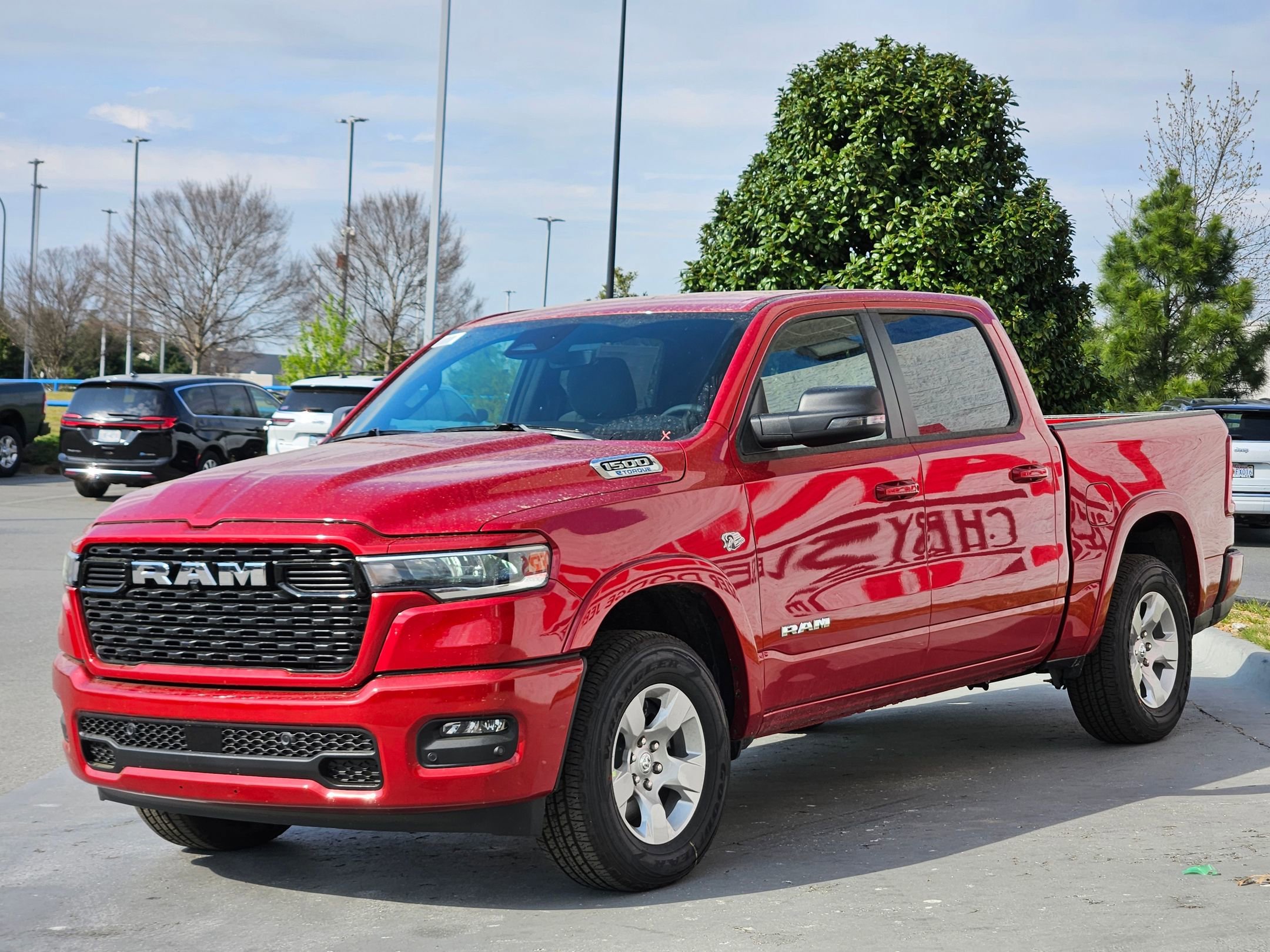 New 2026 Molten Red Pearl-Coat Exterior Paint RAM Big Horn image 3