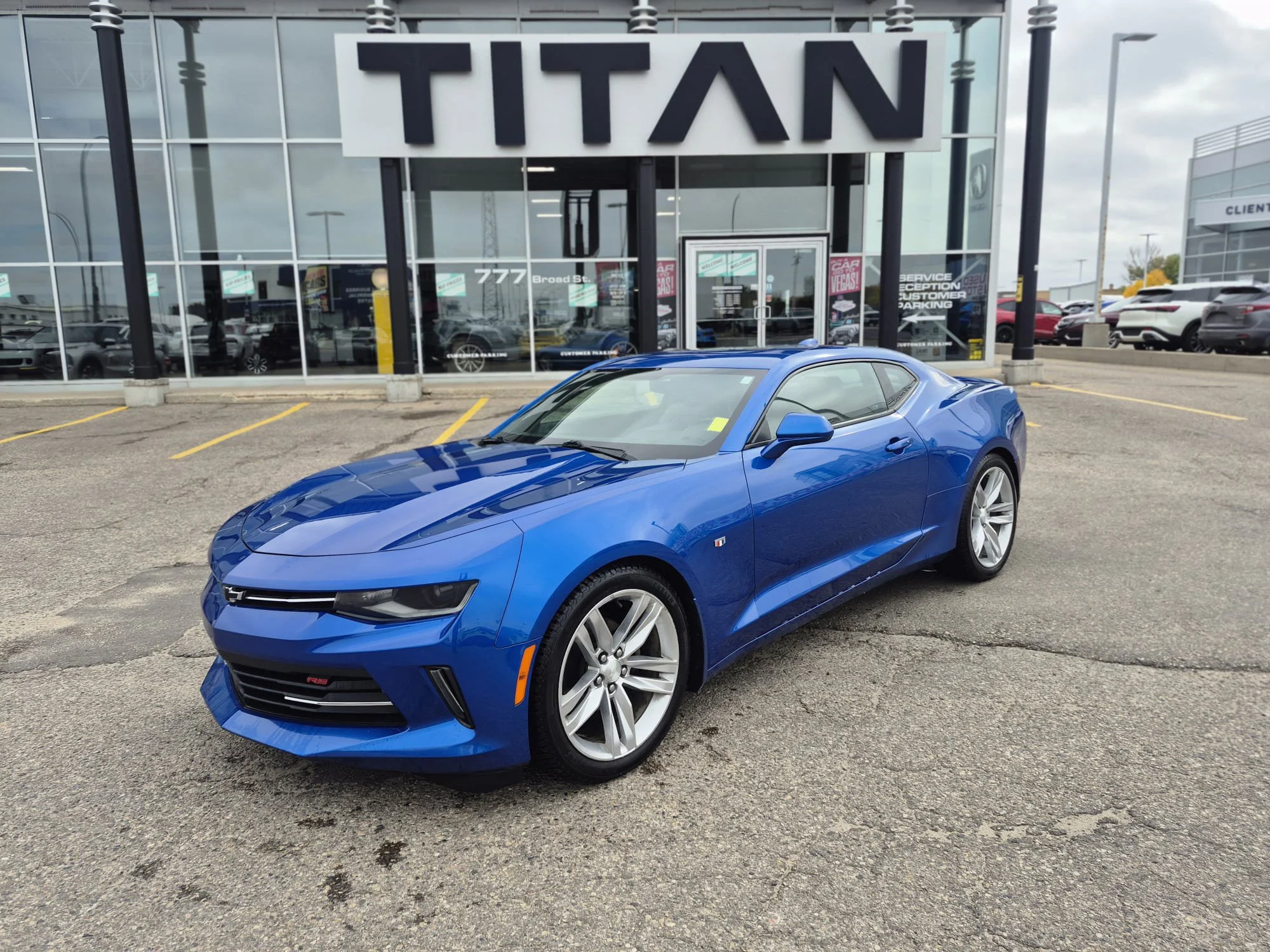 Used 2017 Hyper Blue Metallic Chevrolet 2LT*335HP!! | Hyper Blue Metallic | Cooled Leather | Sunroof | Bose Audio | Park Assist | CarPlay image 2