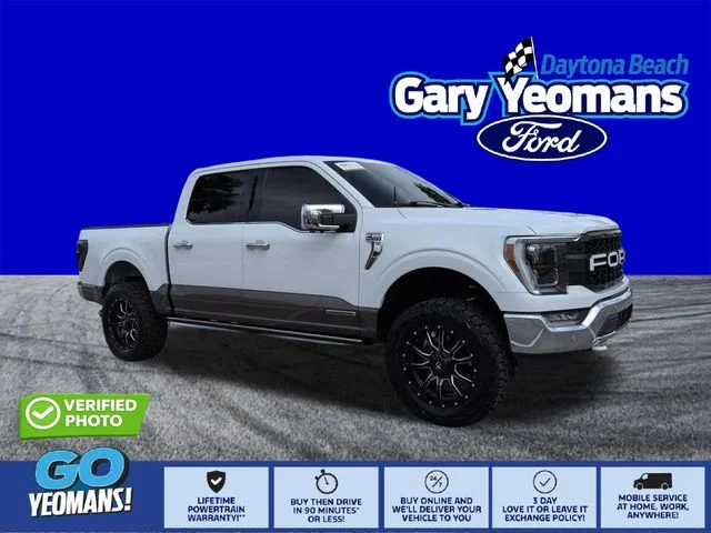 Certified Used 2023 White Ford King Ranch image 1