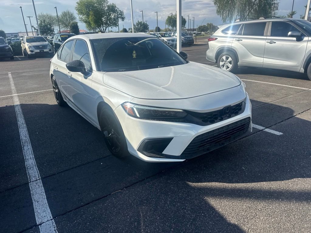 Certified Used 2024 Platinum White Pearl Honda Sport image 3