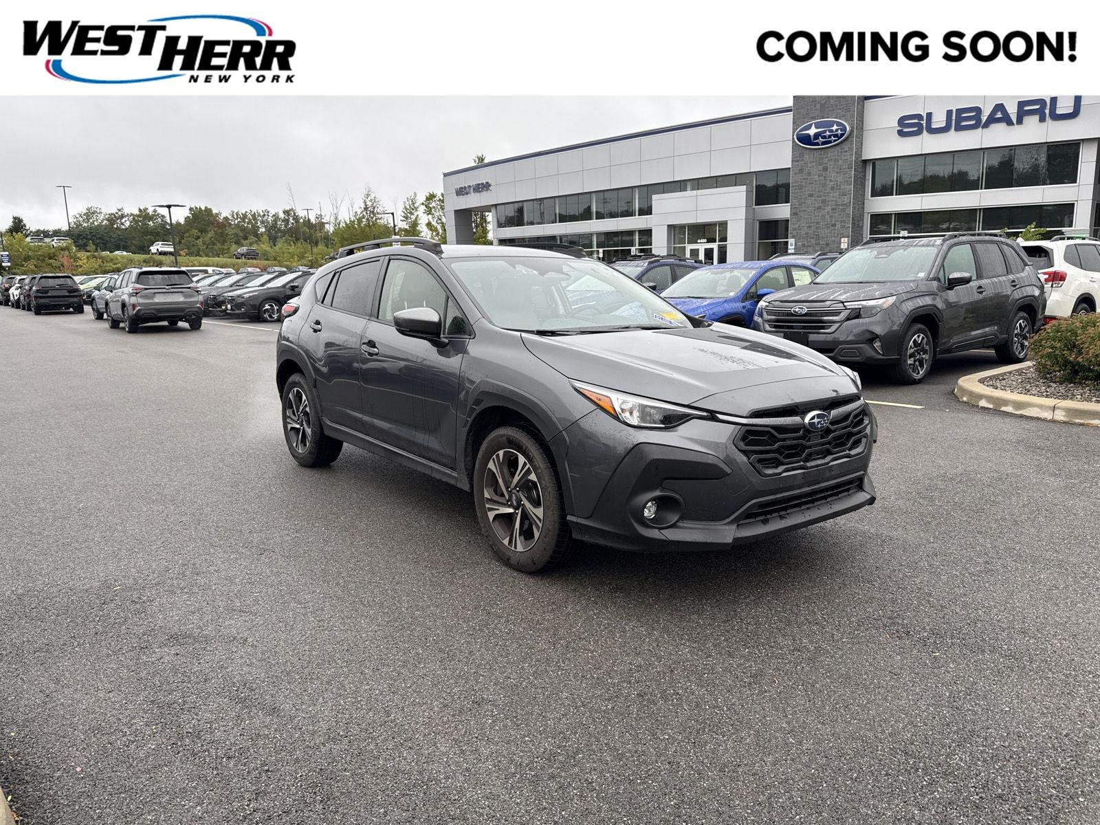 Used 2024 Magnetite Gray Metallic Subaru Premium image 1