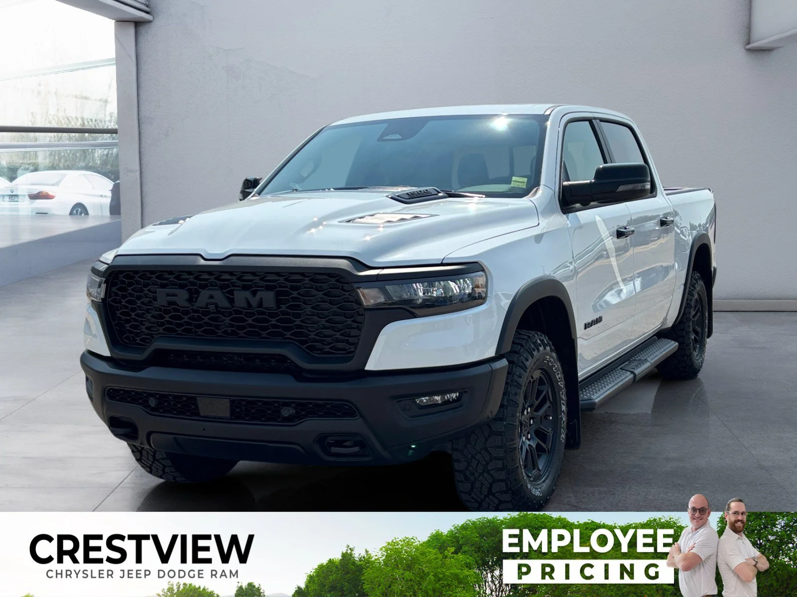 New 2026 Bright White Ram Rebel image 1