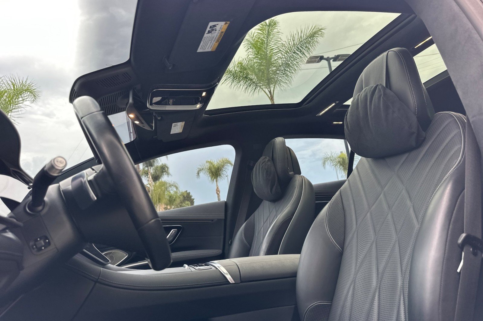 Used 2022 SELENITE GREY MAGNO Mercedes-Benz EQS 580 image 5