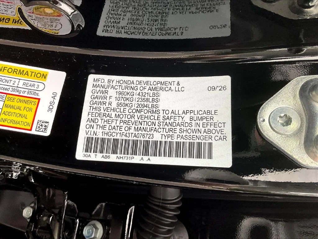 New 2026 Crystal Black Pearl Honda SE image 29