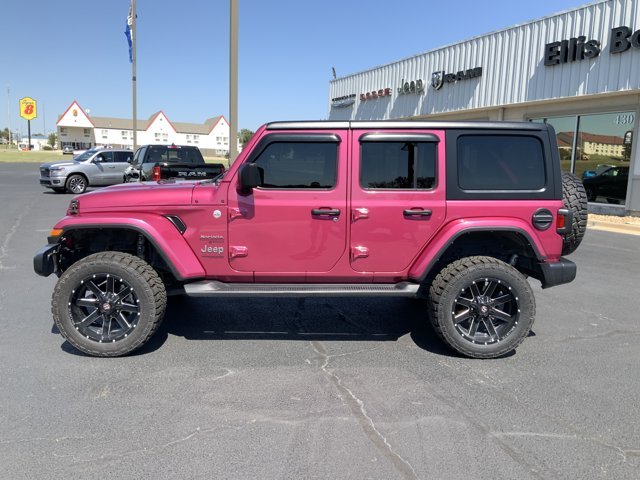 Used 2022 Jeep Wrangler Unlimited Sahara with VIN 1C4HJXEG8NW156208 for sale in Kansas City