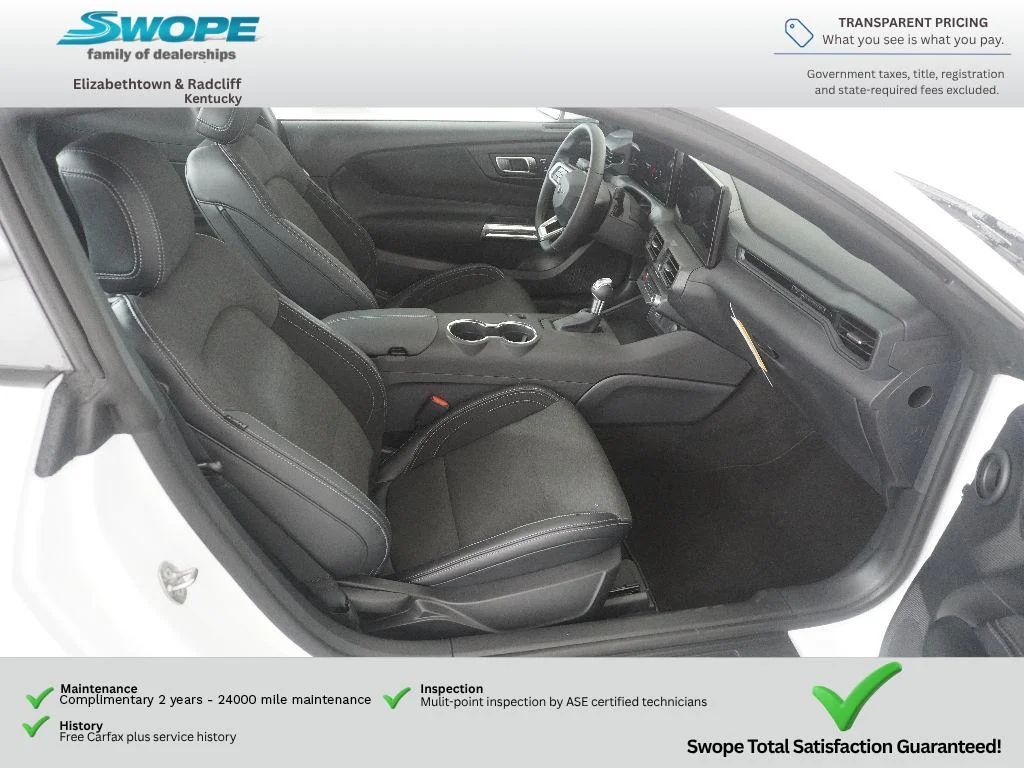 New 2025 Oxford White Ford EcoBoost® Fastback image 13