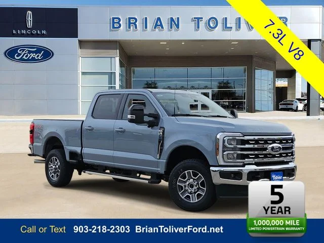 New 2026 Glacier Gray Metallic Tri-Coat Ford F-250® Lariat® image 1