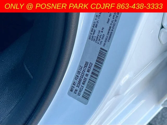 New 2026 Bright White Clear-Coat Exterior Paint RAM TRADESMAN image 31