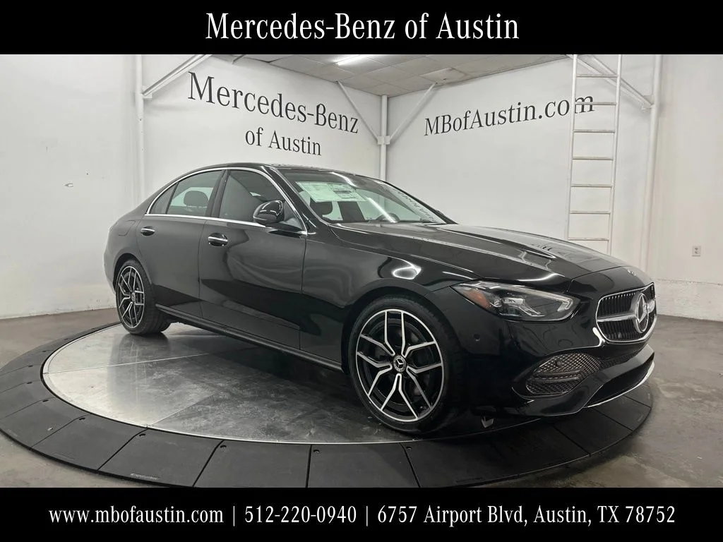 New 2026 Black Mercedes-Benz C 300 image 1