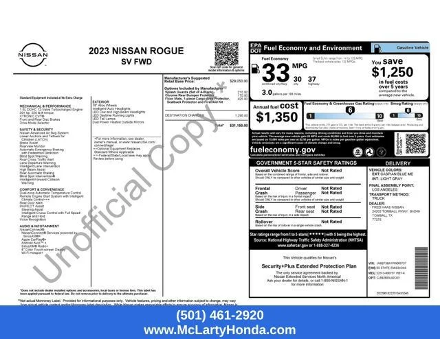 Used 2023 Blue Nissan SV image 48