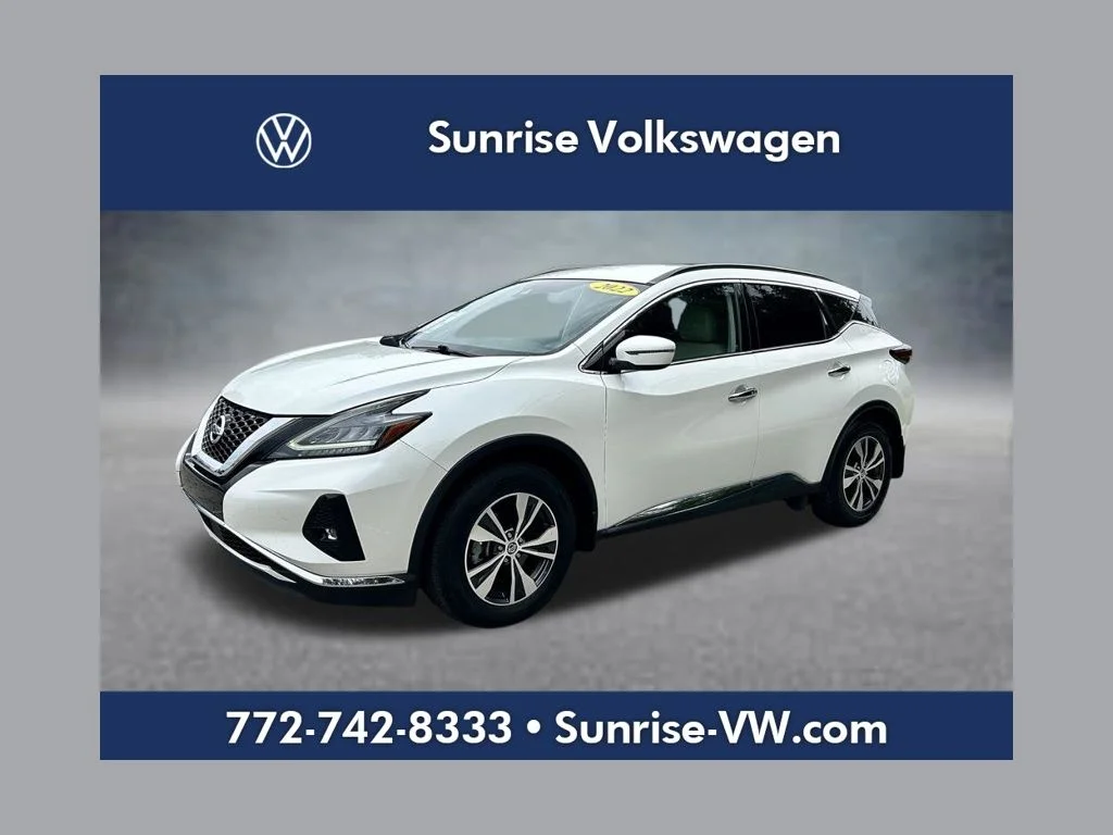 Used 2022 Pearl White Tri-Coat Nissan SV image 1