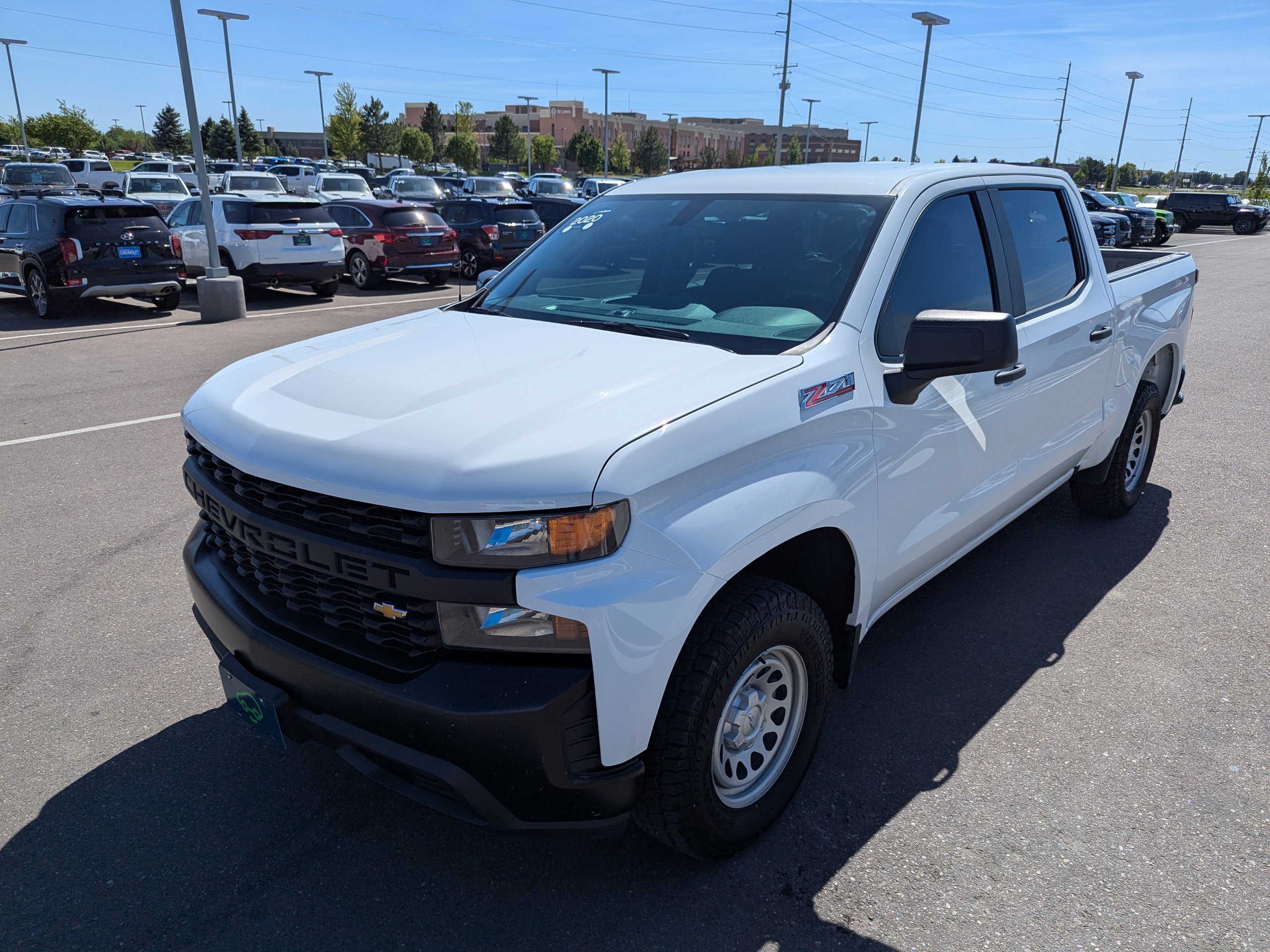 Certified Used 2020 SUMMIT WHITE Chevrolet Work Truck image 8