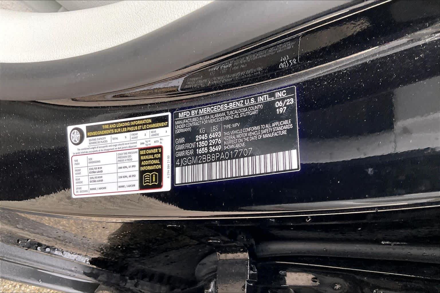 Certified Used 2023 Obsidian Black Metallic Mercedes-Benz EQE 350+ image 30